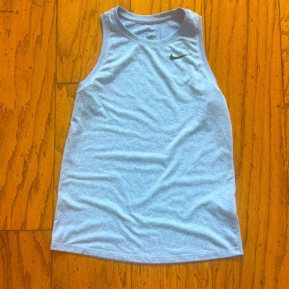 Pretty Small, blue, Nike tank